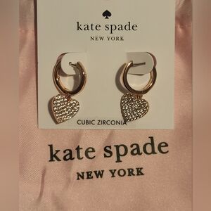 Kate Spade Yours Truly Rose Gold Earrings